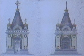 Чертежи часовни памяти 1812 года в Павловском Посаде. Сооружена к столетию Отечественной войны. Разрушена в 1930-е г.г.
